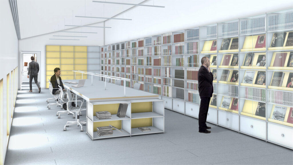 Interiorismo para el concurso del Museo de las Colecciones Reales - Madrid